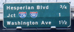 Approaching I-238 from I-880 north