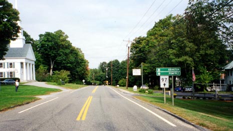 CT 97 north, Hampton