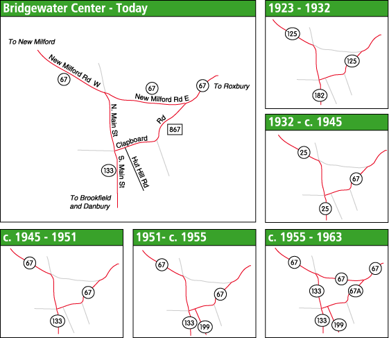 changes to CT highways in Bridgewater